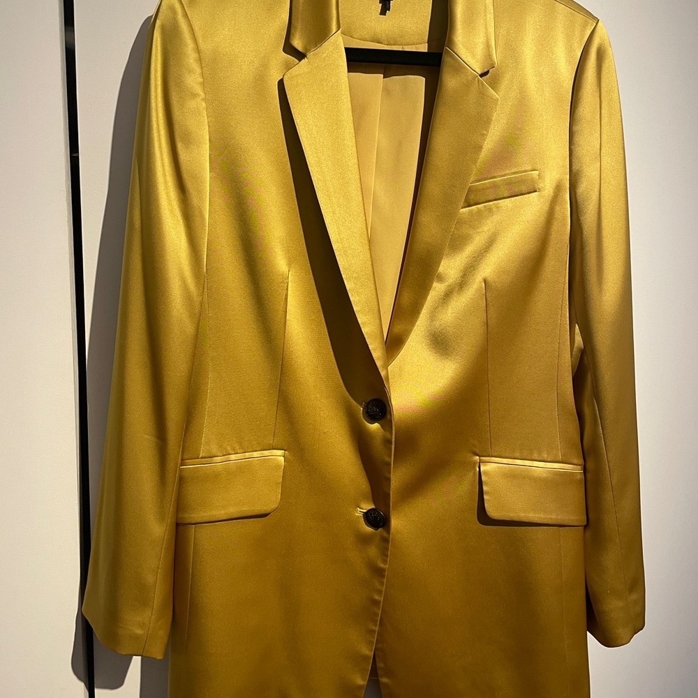 ✨ Rag & Bone Gold Metallic Tailored Blazer - Sz 8